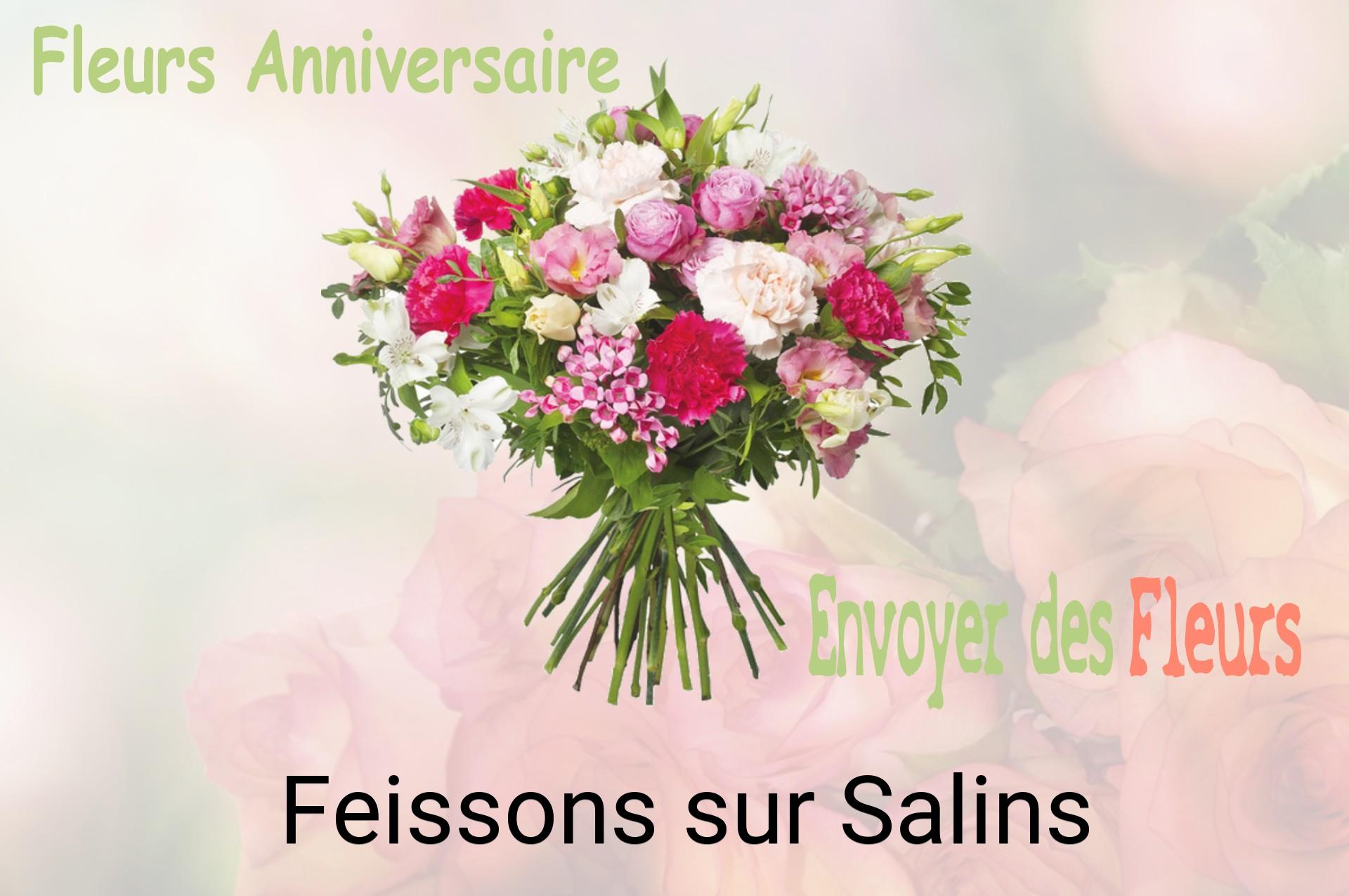 Bouquet de fleurs d’anniversaire livré à Feissons-sur-Salins